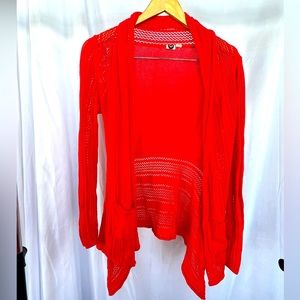 Roxy Bright Pink Knit Cardigan